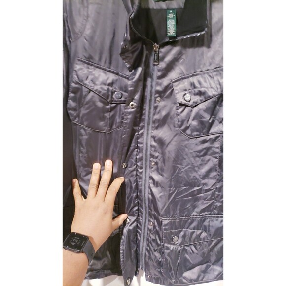 L-RL Lauren Active Ralph Lauren Size M Quilted Insulated Jacket Nylon Shell - Picture 5 of 9